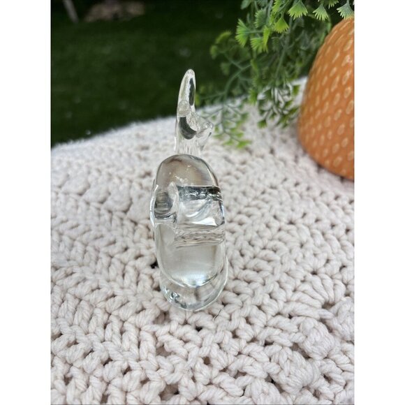 Vintage Murano Glass Snail Sculpture Paperweight Hand Made 6"X3.5" - Picture 7 of 8